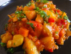 Овощное рагу из кабачков и картофеля пошаговый рецепт с фото