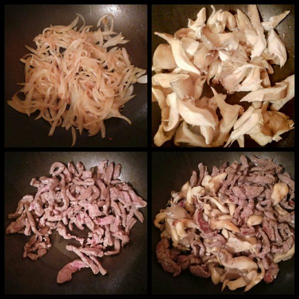Бефстроганов из говядины с грибами, сметаной и сливками рецепт