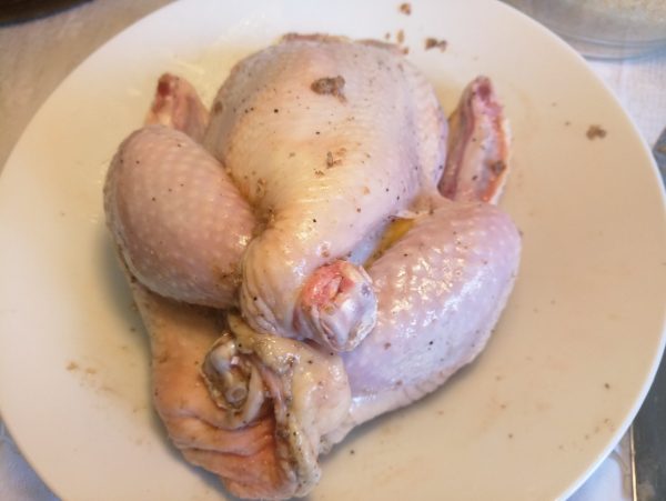Фаршированный цыплёнок ляванги