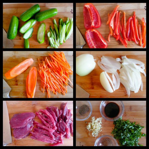 Салат фунчоза(фунчёза) рецепт с фото