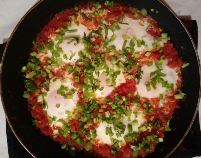 Яичница с беконом и помидорами на сковороде рецепт с фото