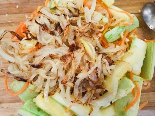 Салат из свежих кабачков с огурцами рецепт