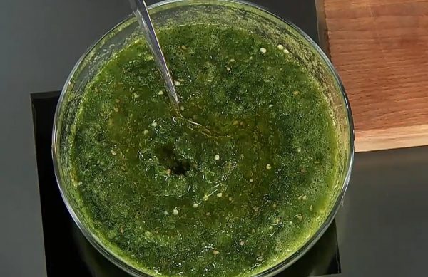 Зелёная аджика из зелёных помидор рецепт