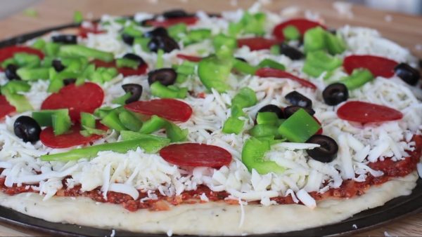 Быстрый и лёгкий рецепт домашней пиццы