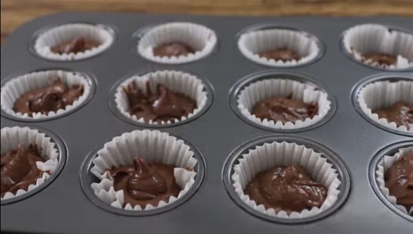 Шоколадные маффины нутелла легкий рецепт с фото