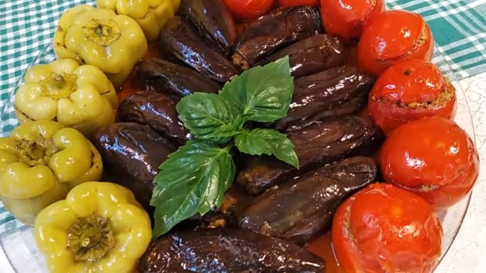 Фаршированные овощи по-Азербайджански рецепт с фото