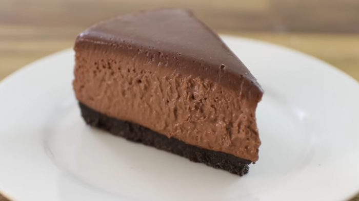 Шоколадный чизкейк без выпечки и без желатина пошаговый рецепт с фото