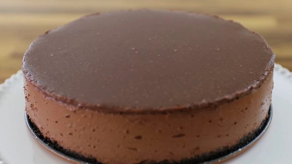 Шоколадный чизкейк без выпечки и без желатина пошаговый рецепт с фото
