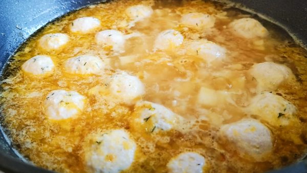 Суп с фрикадельками и вермишелью рецепт с фото